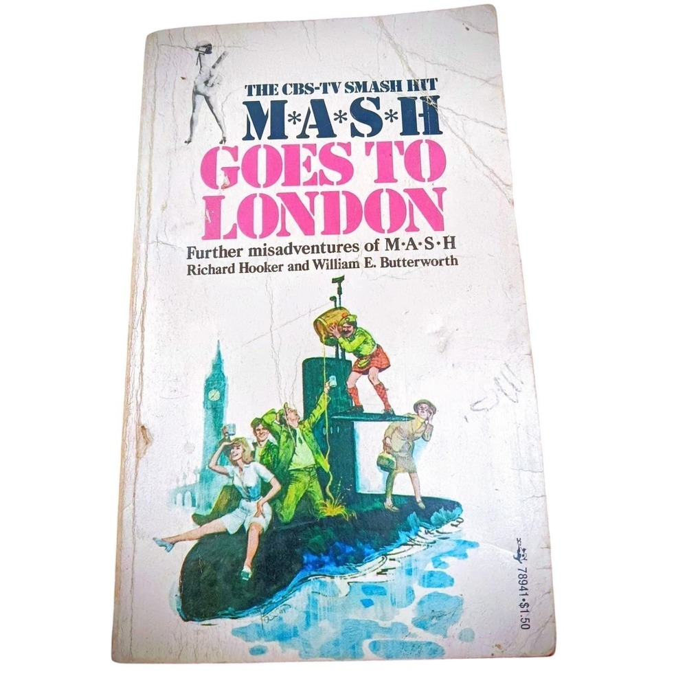 MASH Goes to London Richard‎ Hooker William Butterworth 1975 Pocket Book Vintage
